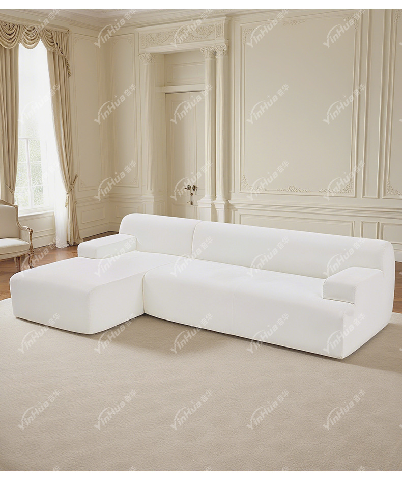 白色海绵折叠沙发